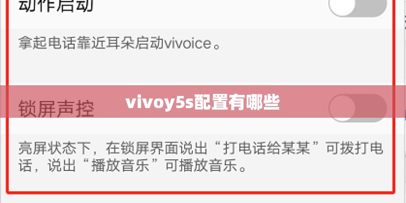 vivoy5s配置有哪些