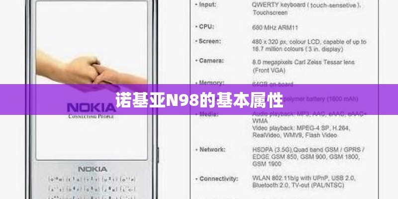诺基亚N98的基本属性