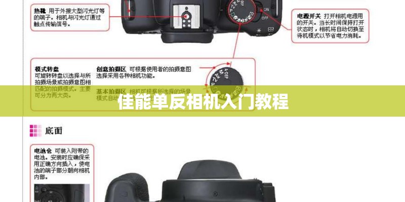 佳能单反相机入门教程